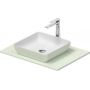 Duravit Sivida 268017FH00 umywalka z konsolą 68 cm zieloną zdj.1