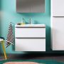 Duravit D-Neo 2367800000 umywalka 80x48 cm prostokątna meblowa biała zdj.24