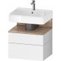 Duravit Qatego QA4393055180010 szafka 59x47x59 cm podumywalkowa wisząca biały zdj.1