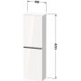 Duravit D-Neo DE1318L04790000 szafka 40x24x132 cm boczna wisząca orzech zdj.2