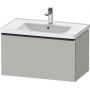 Duravit D-Neo DE4255010070000  szafka 78.4x45.2x44 cm podumywalkowa wisząca szara zdj.1