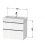 Duravit D-Neo DE4373004070000 szafka 78.4x44.2x62.5 cm podumywalkowa wisząca zdj.2