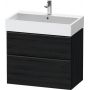 Duravit D-Neo DE437301616 szafka 78.4x44.2x62.5 cm podumywalkowa wisząca dąb zdj.1