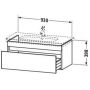 Duravit DuraStyle DS638202222 szafka 93x44.8x39.8 cm podumywalkowa wisząca biała zdj.2