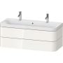 Duravit Happy D.2 Plus HP4379O22220000 umywalka z szafką 117.5 cm białą zdj.1