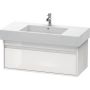 Duravit Ketho KT669102222 szafka 100x45.5x41 cm podumywalkowa wisząca biała zdj.1