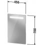 Duravit No. 1 N17950000000000 lustro 45x70 cm zdj.2