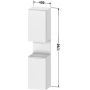 Duravit Qatego QA1346L30430010 szafka 40x36x176 cm boczna wisząca zdj.2