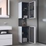 Duravit Qatego QA1346L49180010 szafka 40x36x176 cm boczna wisząca biała zdj.5