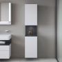 Duravit Qatego QA1346L49180010 szafka 40x36x176 cm boczna wisząca biała zdj.6