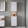 Duravit Qatego QA1346L55180000 szafka 40x36x176 cm boczna wisząca biała zdj.3