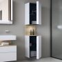 Duravit Qatego QA1346L55180000 szafka 40x36x176 cm boczna wisząca biała zdj.5