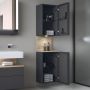 Duravit Qatego QA1346L55490010 szafka 40x36x176 cm boczna wisząca grafitowa zdj.5