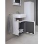 Duravit Qatego QA4076L18180000 szafka 44x35x64.5 cm podumywalkowa wisząca biała zdj.1