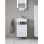 Duravit Qatego QA4076L18180000 szafka 44x35x64.5 cm podumywalkowa wisząca biała zdj.4