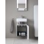 Duravit Qatego QA4076L18180000 szafka 44x35x64.5 cm podumywalkowa wisząca biała zdj.5