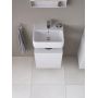 Duravit Qatego QA4076L18180000 szafka 44x35x64.5 cm podumywalkowa wisząca biała zdj.6