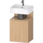 Duravit Qatego QA4076L30300000 szafka 44x35x64.5 cm podumywalkowa wisząca dab zdj.1