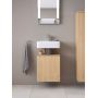 Duravit Qatego QA4076L30300000 szafka 44x35x64.5 cm podumywalkowa wisząca dab zdj.2