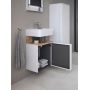 Duravit Qatego QA4076L55180000 szafka 44x35x64.5 cm podumywalkowa wisząca biała zdj.3