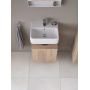 Duravit Qatego QA4076L55550000 szafka 44x35x64.5 cm podumywalkowa wisząca dab zdj.5