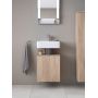 Duravit Qatego QA4076L55550000 szafka 44x35x64.5 cm podumywalkowa wisząca dab zdj.6