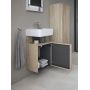 Duravit Qatego QA4076L55550000 szafka 44x35x64.5 cm podumywalkowa wisząca dab zdj.7