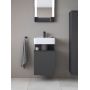 Duravit Qatego QA4076R49490000 szafka 44x35x64.5 cm podumywalkowa wisząca grafit zdj.3