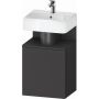 Duravit Qatego QA4076R49490000 szafka 44x35x64.5 cm podumywalkowa wisząca grafit zdj.1