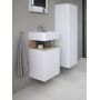 Duravit Qatego QA4076R55180000 szafka 44x35x64.5 cm podumywalkowa wisząca biały zdj.3