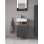 Duravit Qatego QA4076R55490000 szafka 44x35x64.5 cm podumywalkowa wisząca grafit zdj.7