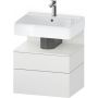 Duravit Qatego QA4393018180010 szafka 59x47x59 cm podumywalkowa wisząca biały zdj.1