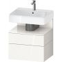 Duravit Qatego QA4393022220010 szafka 59x47x59 cm podumywalkowa wisząca biały zdj.1