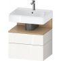 Duravit Qatego QA4393030220010 szafka 59x47x59 cm podumywalkowa wisząca biały zdj.1