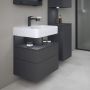 Duravit Qatego QA4393049490010 szafka 59x47x59 cm podumywalkowa wisząca grafit zdj.4