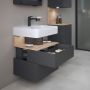 Duravit Qatego QA4393055490010 szafka 59x47x59 cm podumywalkowa wisząca grafit zdj.4