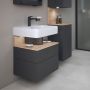 Duravit Qatego QA4393055490010 szafka 59x47x59 cm podumywalkowa wisząca grafit zdj.6