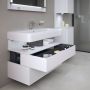 Duravit Qatego QA4395018180010 szafka 99x47x59 cm podumywalkowa wisząca biały zdj.3