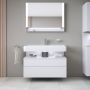 Duravit Qatego QA4395018180010 szafka 99x47x59 cm podumywalkowa wisząca biały zdj.7