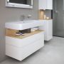 Duravit Qatego QA4395030220010 szafka 99x47x59 cm podumywalkowa wisząca biały zdj.5