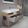 Duravit Qatego QA4395030430010 szafka 99x47x59 cm podumywalkowa wisząca dąb zdj.3