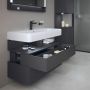 Duravit Qatego QA4395049490010 szafka 99x47x59 cm podumywalkowa wisząca grafit zdj.5