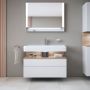 Duravit Qatego QA4395055180010 szafka 99x47x59 cm podumywalkowa wisząca biały zdj.4