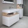 Duravit Qatego QA4395055180010 szafka 99x47x59 cm podumywalkowa wisząca biały zdj.5