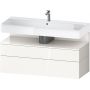 Duravit Qatego QA4396022220010 szafka 119x47x59 cm podumywalkowa wisząca biały zdj.1