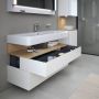 Duravit Qatego QA4396030220010 szafka 119x47x59 cm podumywalkowa wisząca biały zdj.6