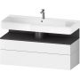 Duravit Qatego QA4396049180010 szafka 119x47x59 cm podumywalkowa wisząca biały zdj.1