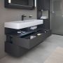 Duravit Qatego QA4396049490010 szafka 119x47x59 cm podumywalkowa wisząca grafit zdj.3