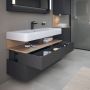 Duravit Qatego QA4396055490010 szafka 119x47x59 cm podumywalkowa wisząca grafit zdj.5