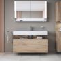 Duravit Qatego QA4396055550010 szafka 119x47x59 cm podumywalkowa wisząca dąb zdj.3